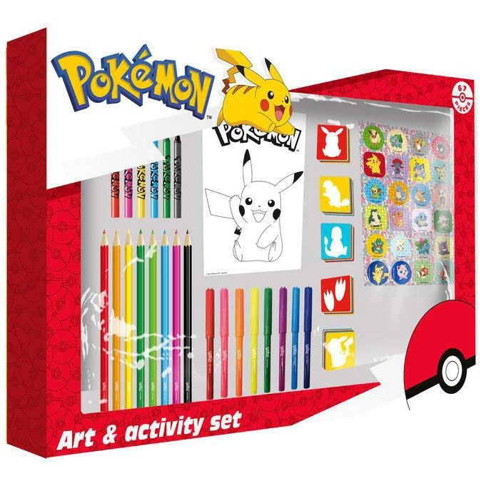 Pokemon Jumbo Art Set Home & Gifts 3 Pokemon Jumbo Art Set Home & Gifts