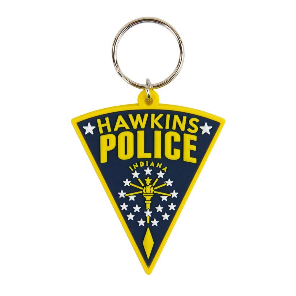 Stranger Things Film & TV HAWKINS POLICE KEYRING 3 Stranger Things Film & TV HAWKINS POLICE KEYRING
