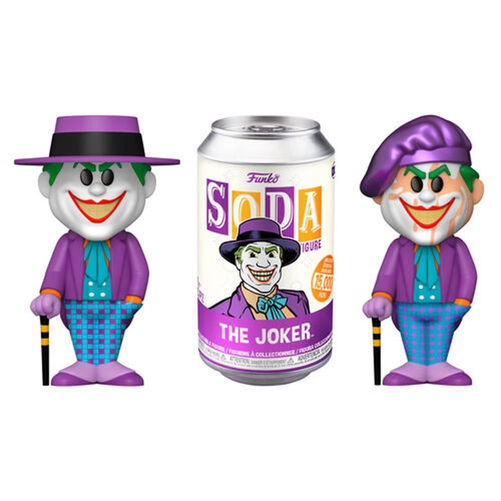 Batman POP! Heroes: Vinyl SODA - Joker W/Chase Film & TV 4 Batman POP! Heroes: Vinyl SODA - Joker W/Chase Film & TV