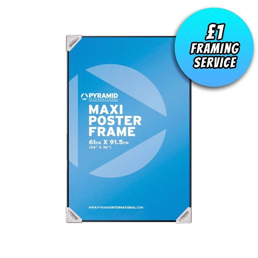 Geek-Aboo Home & Gifts Maxi Poster Frame (61x91.5cm) + Framing Service (£1 Extra) 4 Geek-Aboo Home & Gifts Maxi Poster Frame (61x91.5cm) + Framing Service (£1 Extra)