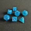 Chessex Tabletop Luminary Sky/Silver Polyhedral 7 Die Set 2 Chessex Tabletop Luminary Sky/Silver Polyhedral 7 Die Set
