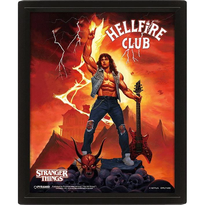 Geek-Aboo Hellfire Tribute 3D Poster Film & TV 3 Geek-Aboo Hellfire Tribute 3D Poster Film & TV