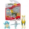 Pokemon Toys & Figures Squirtle, Machop & Boltund Battle Figurines