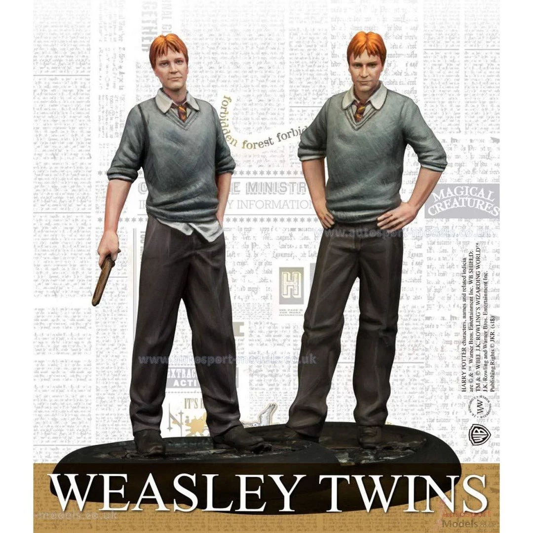 Harry Potter Miniatures: Fred And George Weasley Expansion Pack 5 Harry Potter Miniatures: Fred And George Weasley Expansion Pack