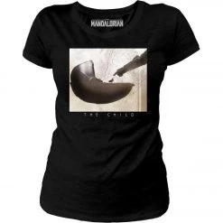 Star Wars The Mandalorian - Baby Yoda Carriage Ladies T-Shirt