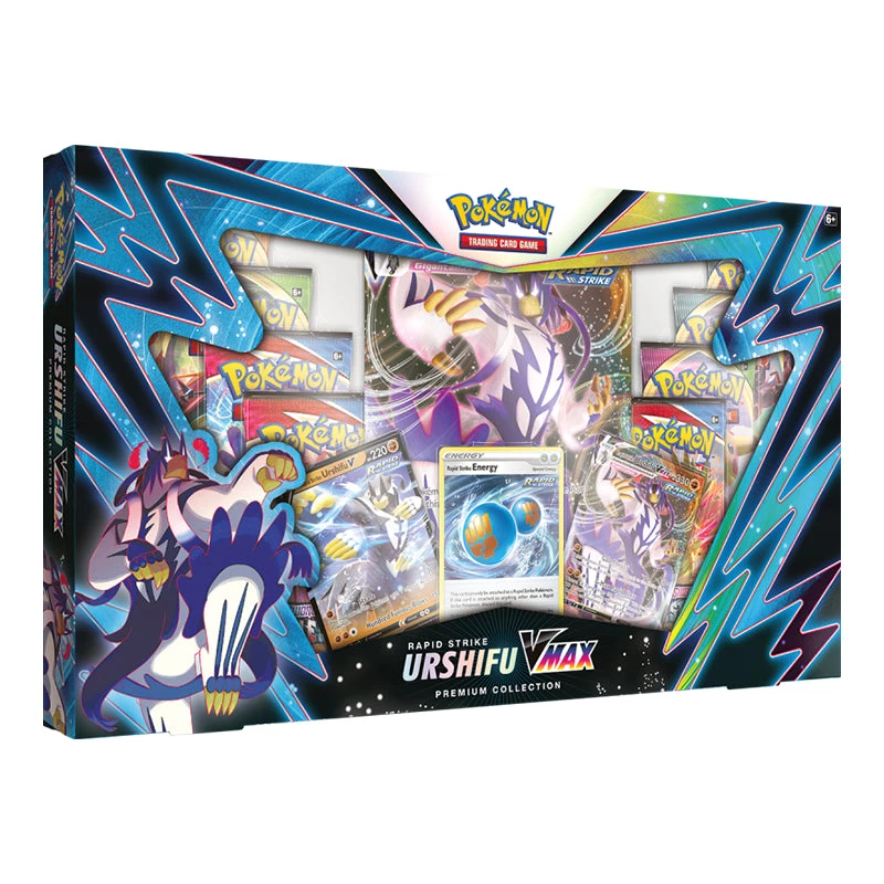 Pokemon: TCG: Urshifu Rapid Strike Vmax Premium Box Anime & Manga 3 Pokemon: TCG: Urshifu Rapid Strike Vmax Premium Box Anime & Manga