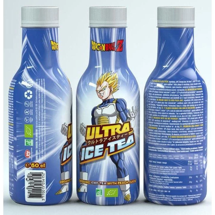 Dragon Ball Z Vegeta Ultra Ice Tea White - Peach 3 Dragon Ball Z Vegeta Ultra Ice Tea White - Peach