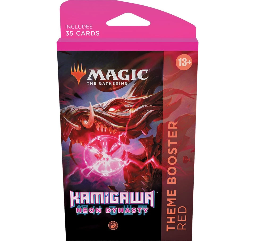 Magic: The Gathering MTG: Kamigawa Neon Dynasty Theme Booster - Red Tabletop 5 Magic: The Gathering MTG: Kamigawa Neon Dynasty Theme Booster - Red Tabletop