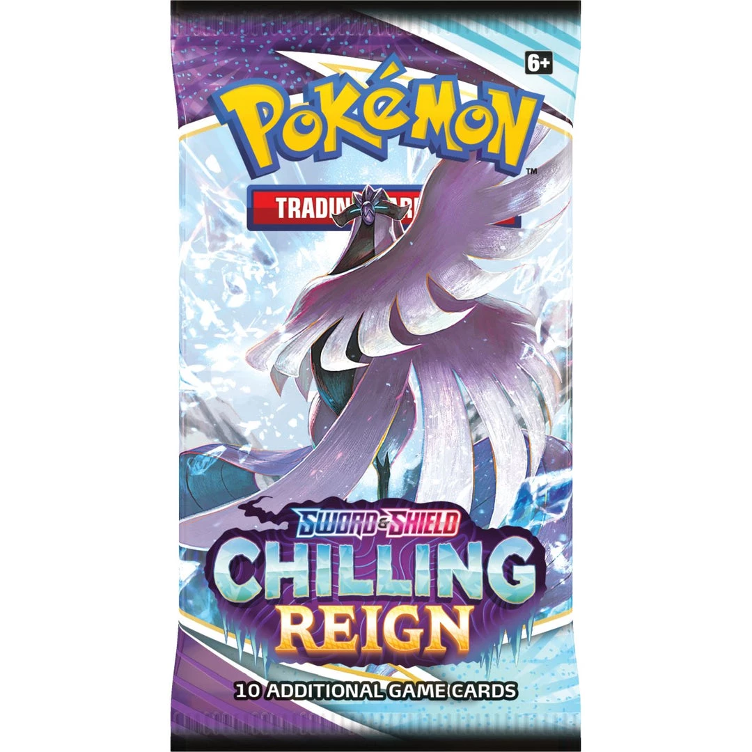 Anime & Manga Pokemon TCG: Sword & Shield - Chilling Reign Booster Pack (x1) 7 Anime & Manga Pokemon TCG: Sword & Shield - Chilling Reign Booster Pack (x1)