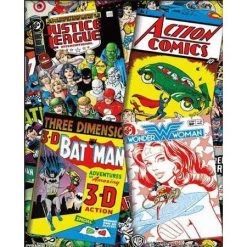 DC Comics Film & TV DC Comic Books 10 X 8 3D Lenticular Poster