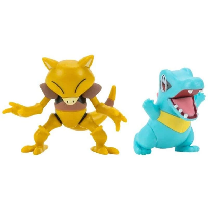 Pokemon Battle Figures - Totodile & Abra Anime & Manga 3 Pokemon Battle Figures - Totodile & Abra Anime & Manga