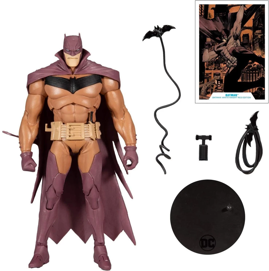 Batman - White Knight Red Variant Action Figure Film & TV 4 Batman - White Knight Red Variant Action Figure Film & TV