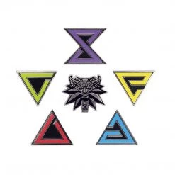 The Witcher 3 Enamel Pin Set Gaming
