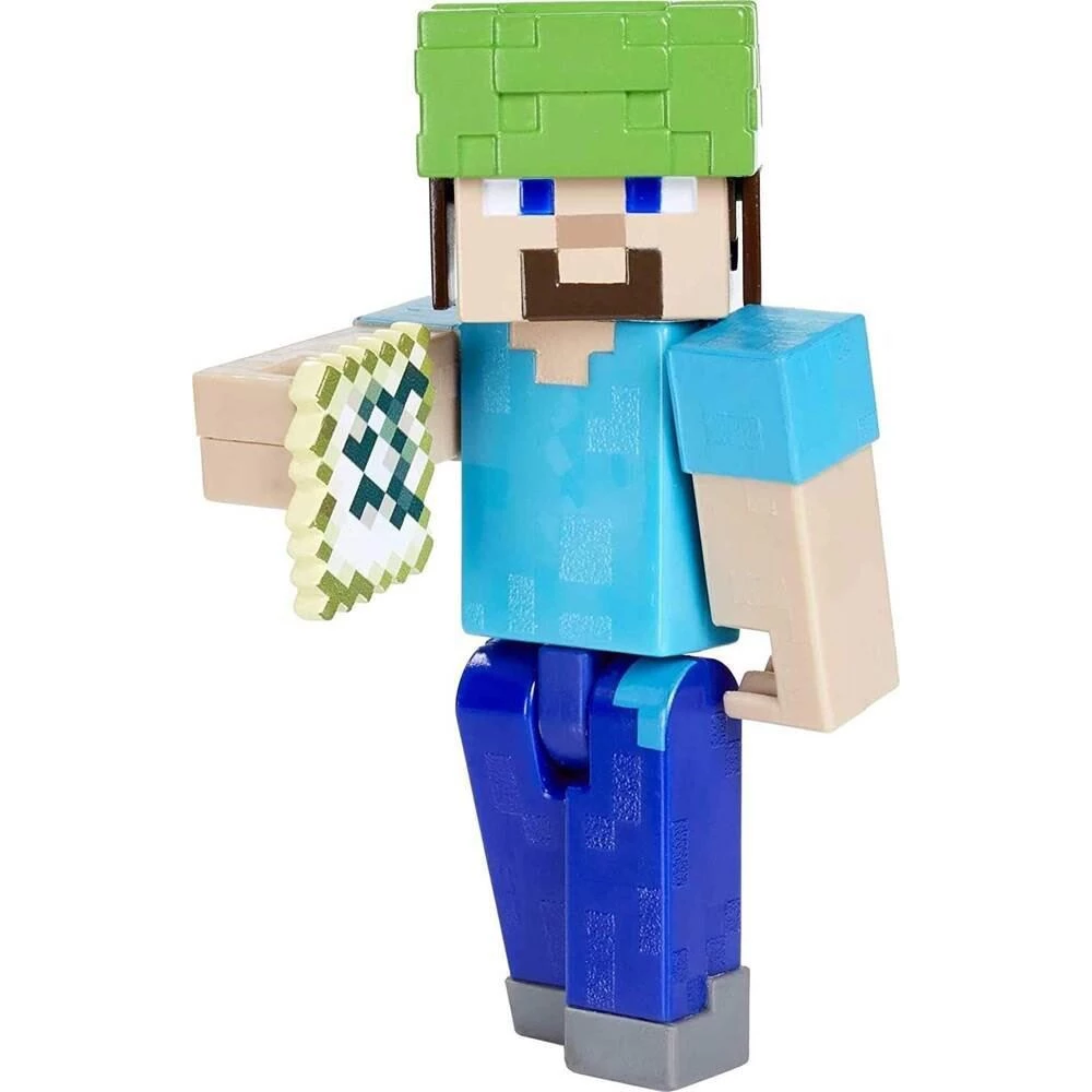 Gaming Minecraft Steve (Water) 3" Figurine 4 Gaming Minecraft Steve (Water) 3" Figurine