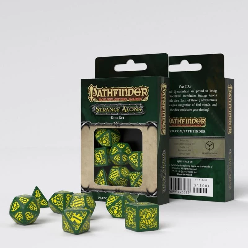 Pathfinder Strange Aeons Dice Set Tabletop 9 Pathfinder Strange Aeons Dice Set Tabletop
