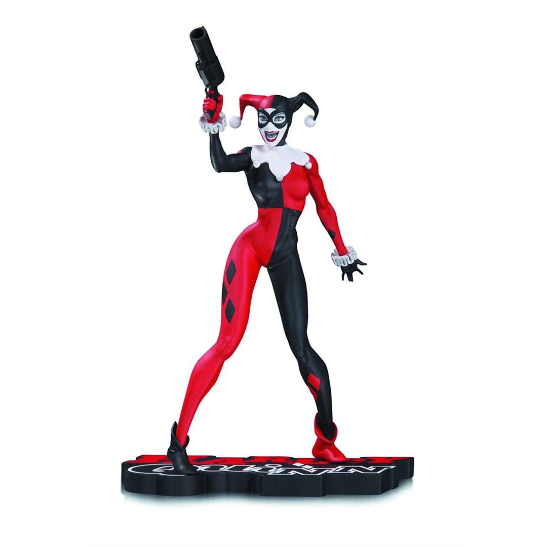 Batman Harley Quinn Jim Lee Red White And Black Statue 4 Batman Harley Quinn Jim Lee Red White And Black Statue