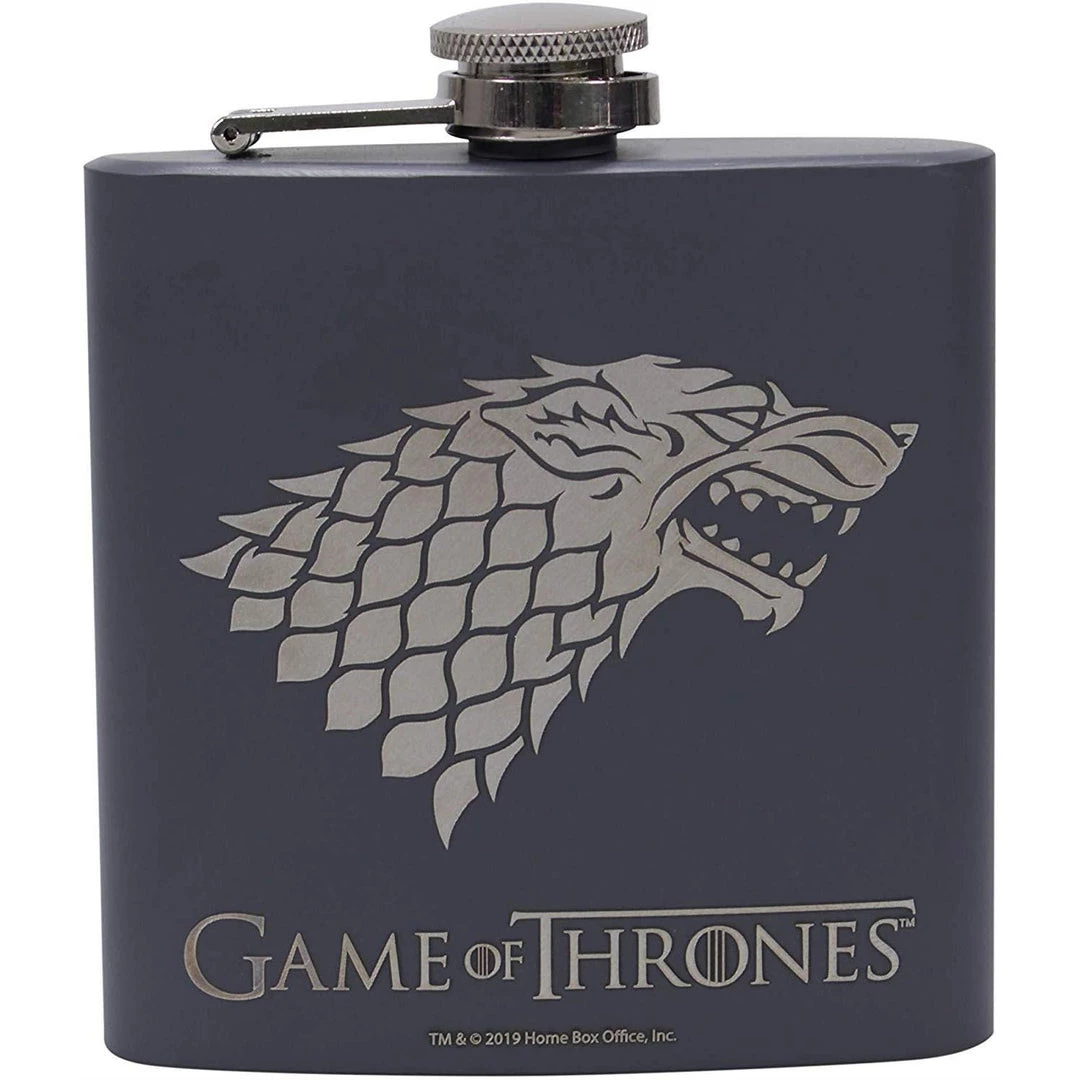 Game Of Thrones - 'Winter Is Coming' Hip Flask HALF MOON BAY Film & TV 3 Game Of Thrones - 'Winter Is Coming' Hip Flask HALF MOON BAY Film & TV
